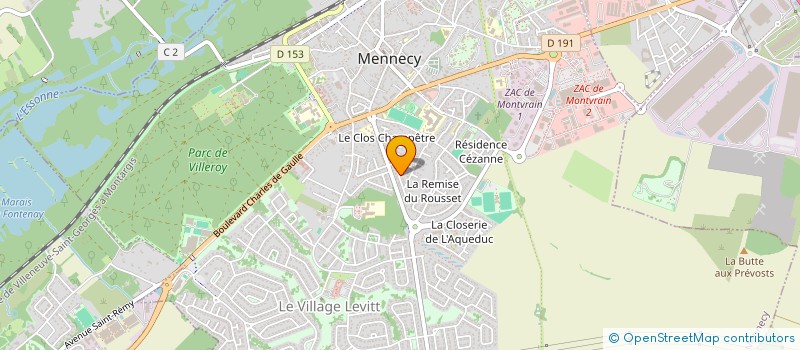 localisation de l'entreprise MONSIEUR MICHEL GERARD à MENNECY
