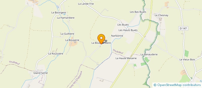 localisation de l'entreprise MONSIEUR MICHEL GERARD à THUBŒUF