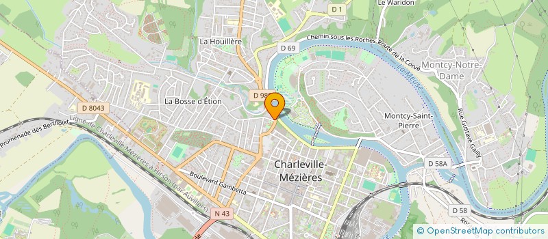 localisation de l'entreprise MONSIEUR MICHEL GERARD à CHARLEVILLE-MEZIERES