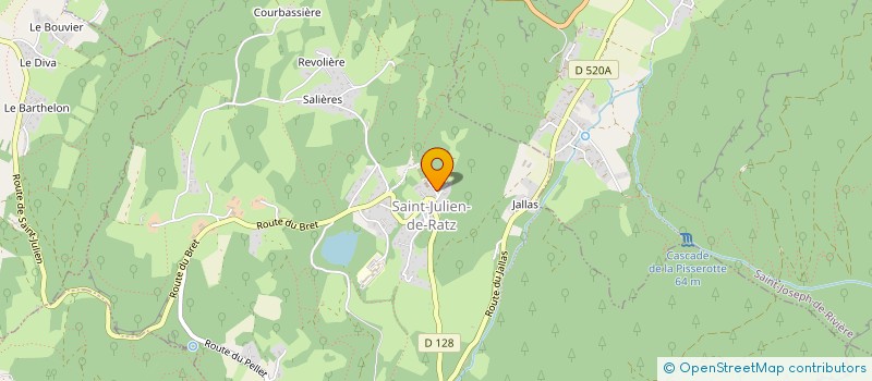 localisation de l'entreprise MONSIEUR MICHEL GERENTE  LA SURE EN CHARTREUSE