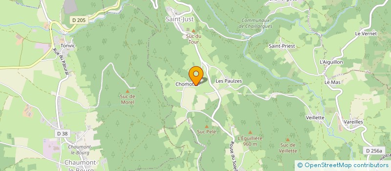 localisation de l'entreprise MONSIEUR MICHEL GERMAIN  AMBERT