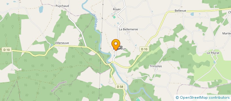 localisation de l'entreprise MONSIEUR MICHEL GERMOND  SAINT-AUVENT