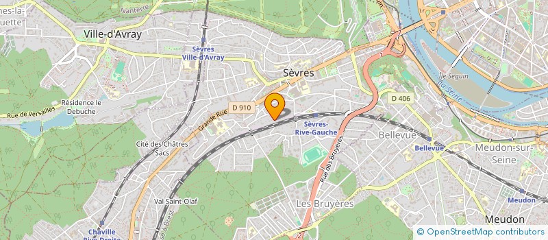localisation de l'entreprise MONSIEUR MICHEL GERONDAL à SEVRES