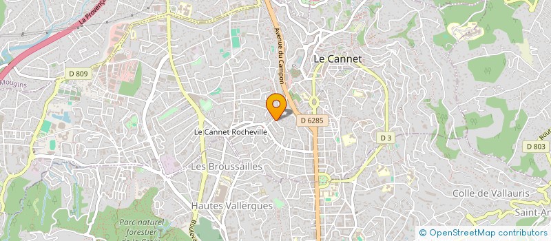 localisation de l'entreprise MONSIEUR MICHEL GERVAIS à LE CANNET