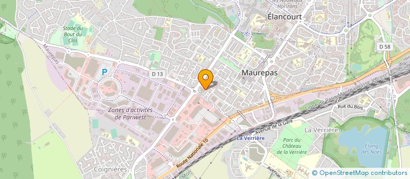 localisation de l'entreprise MONSIEUR MICHEL GERVAIS  MAUREPAS