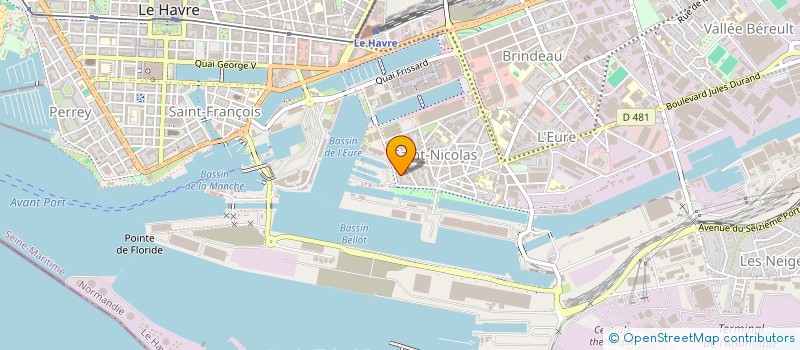 localisation de l'entreprise MONSIEUR MICHEL GERVASON  LE HAVRE