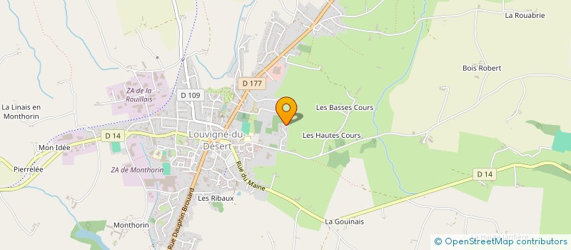 localisation de l'entreprise MONSIEUR MICHEL GERVIS  LOUVIGNE-DU-DESERT