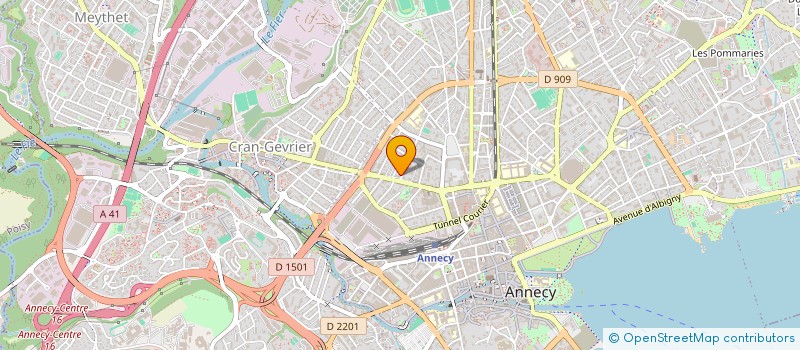 localisation de l'entreprise MONSIEUR MICHEL GESKIS  ANNECY