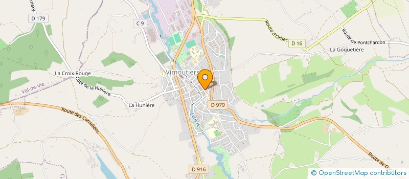localisation de l'entreprise MONSIEUR MICHEL GESLIN à VIMOUTIERS