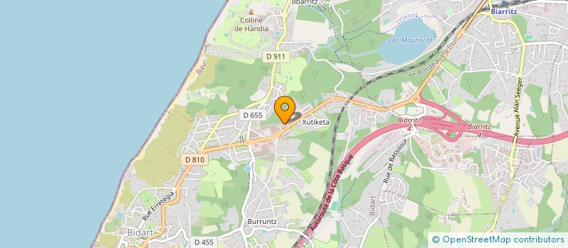 localisation de l'entreprise MONSIEUR MICHEL GESTAS à BIDART