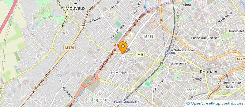 localisation de l'entreprise MONSIEUR MICHEL GHYS  TOURCOING