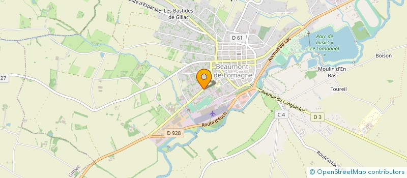 localisation de l'entreprise MONSIEUR MICHEL GHYS  BEAUMONT-DE-LOMAGNE