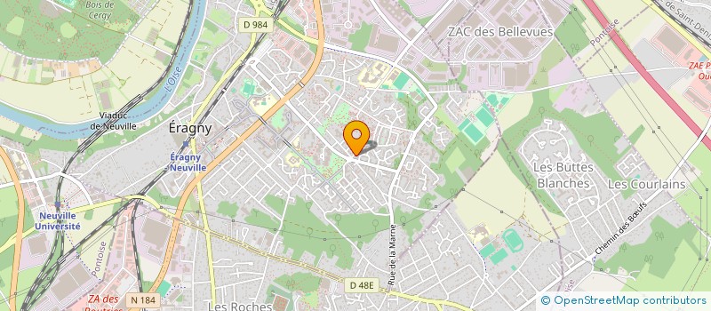 localisation de l'entreprise MONSIEUR MICHEL GIBAULT à ERAGNY