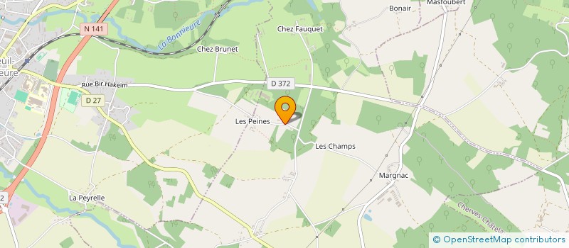 localisation de l'entreprise MONSIEUR MICHEL GIBEAUX  VITRAC-SAINT-VINCENT