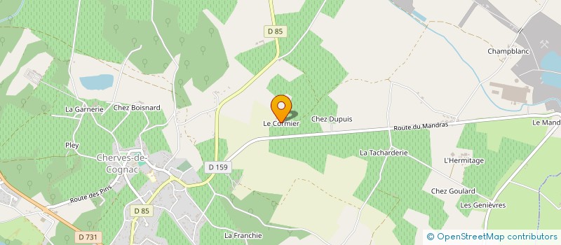localisation de l'entreprise MONSIEUR MICHEL GIBOIN à VAL-DE-COGNAC