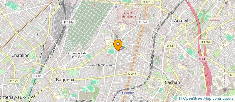 localisation de l'entreprise MONSIEUR MICHEL GIBUS à BAGNEUX