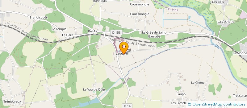 localisation de l'entreprise MONSIEUR MICHEL GICQUEL à SAINT-JACUT-LES-PINS