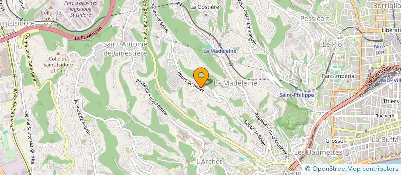 localisation de l'entreprise MONSIEUR MICHEL GIGOUX  NICE