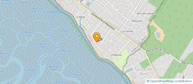 localisation de l'entreprise MONSIEUR MICHEL GILBERT  ANDERNOS-LES-BAINS