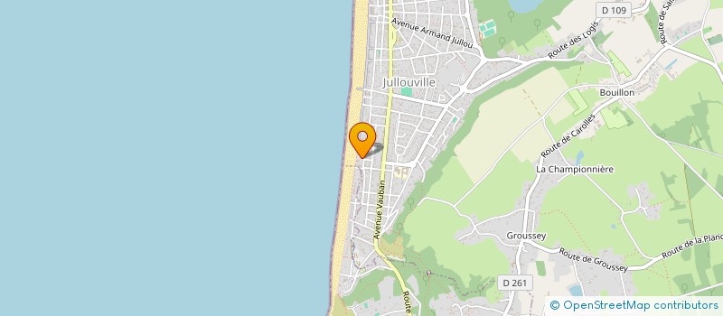 localisation de l'entreprise MONSIEUR MICHEL GILBERT  JULLOUVILLE