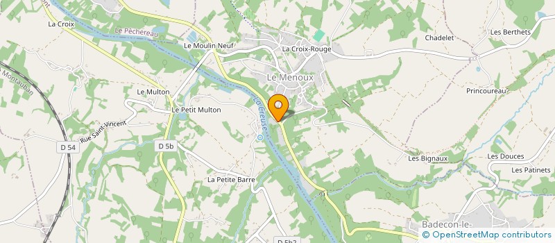 localisation de l'entreprise MONSIEUR MICHEL GIMENES à LE MENOUX