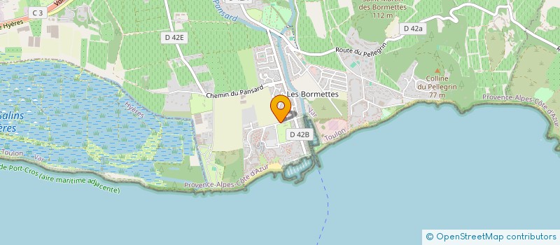 localisation de l'entreprise MONSIEUR MICHEL GIMET  LA LONDE-LES-MAURES