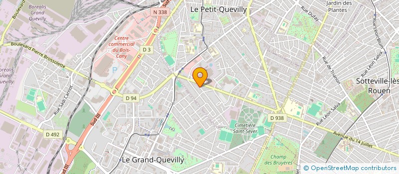 localisation de l'entreprise MONSIEUR MICHEL GIRARD à LE PETIT-QUEVILLY