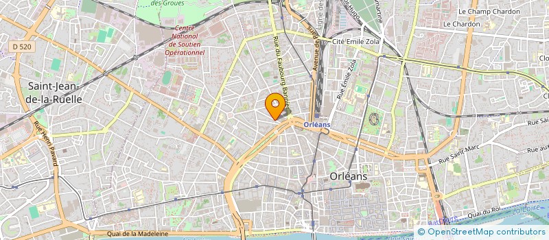 localisation de l'entreprise MONSIEUR MICHEL GIRAUD à ORLEANS