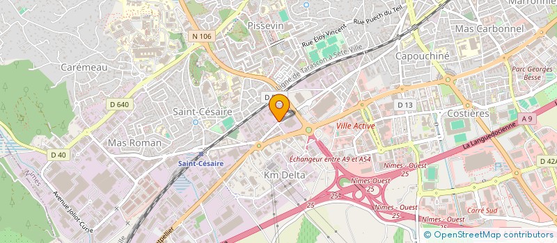 localisation de l'entreprise MONSIEUR MICHEL GIRAUD à NIMES