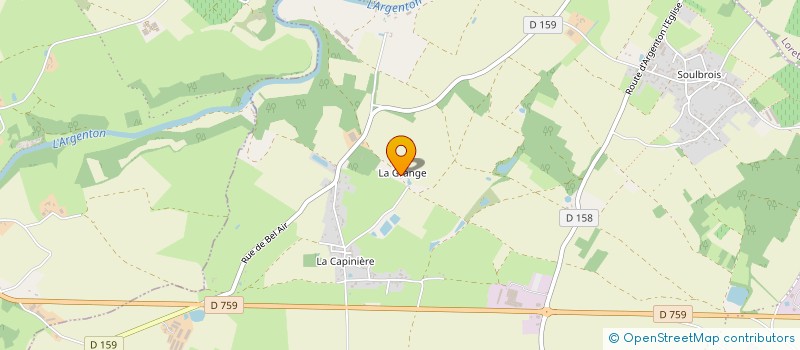 localisation de l'entreprise MONSIEUR MICHEL GIREAUD  THOUARS