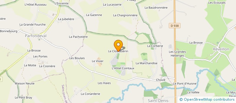 localisation de l'entreprise MONSIEUR MICHEL GIRET à SAINT-DENIS-SUR-HUISNE