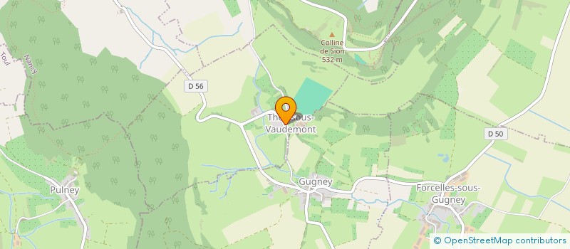 localisation de l'entreprise MONSIEUR MICHEL GIROT  THEY-SOUS-VAUDEMONT