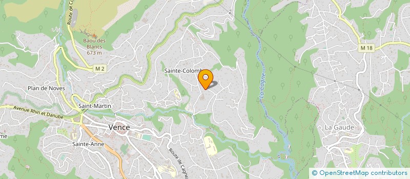 localisation de l'entreprise MONSIEUR MICHEL GIUGE  VENCE