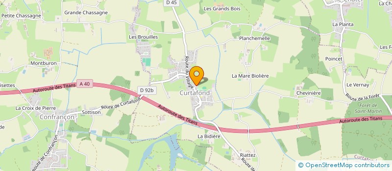 localisation de l'entreprise MONSIEUR MICHEL GIVORD  CURTAFOND