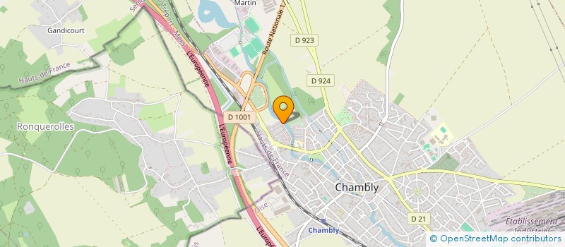 localisation de l'entreprise MONSIEUR MICHEL GLAISE  CHAMBLY