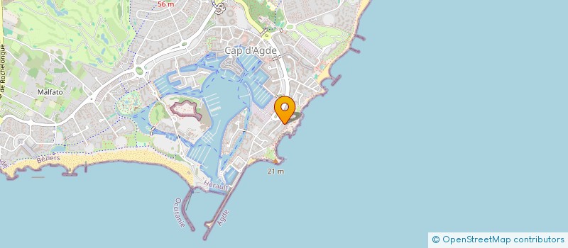 localisation de l'entreprise MONSIEUR MICHEL GLATIGNY  AGDE