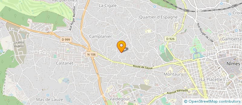 localisation de l'entreprise MONSIEUR MICHEL GLEIZES  NIMES