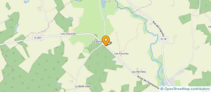 localisation de l'entreprise MONSIEUR MICHEL GLONIN  VILLENEUVE-LES-GENETS