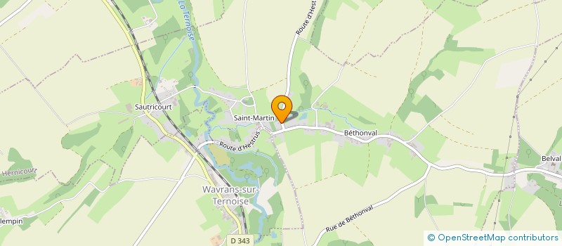 localisation de l'entreprise MONSIEUR MICHEL GLUCHOWSKI  HERNICOURT