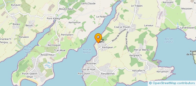 localisation de l'entreprise MONSIEUR MICHEL GOAPER à LOPERHET