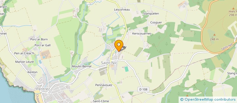 localisation de l'entreprise MONSIEUR MICHEL GOARNISSON  SAINT-NIC