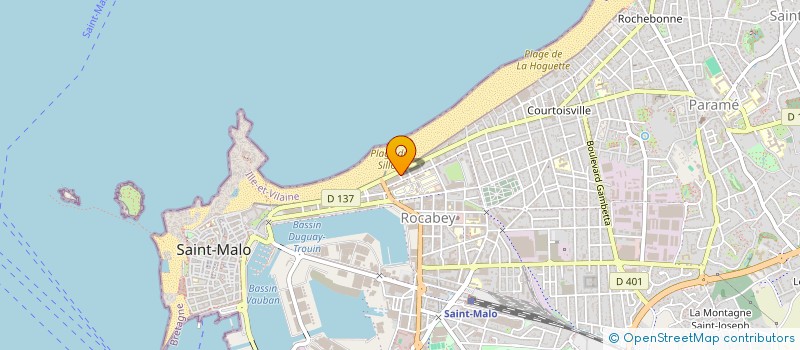 localisation de l'entreprise MONSIEUR MICHEL GOBE  SAINT-MALO