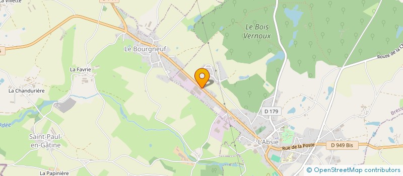 localisation de l'entreprise MONSIEUR MICHEL GODARD  L'ABSIE