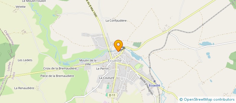 localisation de l'entreprise MONSIEUR MICHEL GODART à JEU-MALOCHES