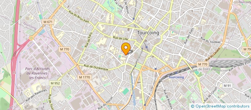 localisation de l'entreprise MONSIEUR MICHEL GODDEFFROY  TOURCOING