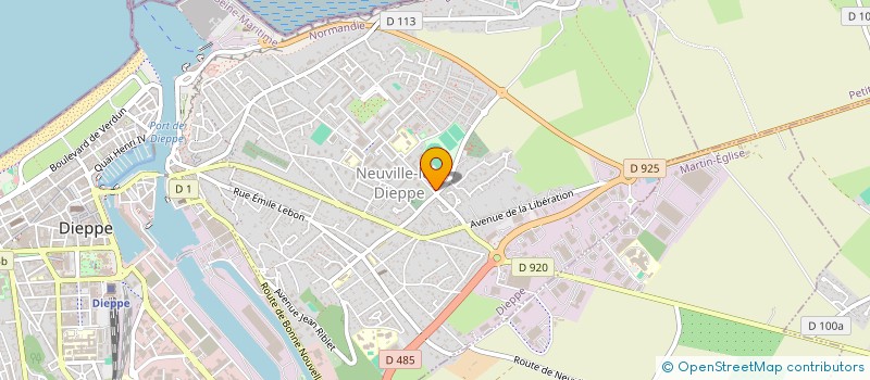 localisation de l'entreprise MONSIEUR MICHEL GODEFROY à DIEPPE