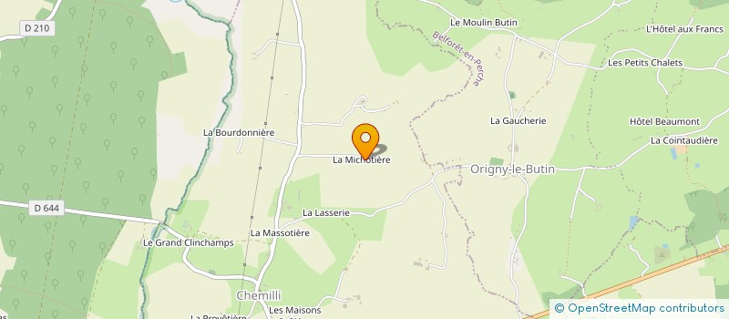 localisation de l'entreprise MONSIEUR MICHEL GODET à CHEMILLI