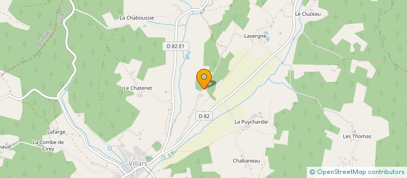 localisation de l'entreprise MONSIEUR MICHEL GODILLE à VILLARS