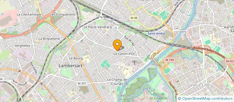 localisation de l'entreprise MONSIEUR MICHEL GODON à LAMBERSART