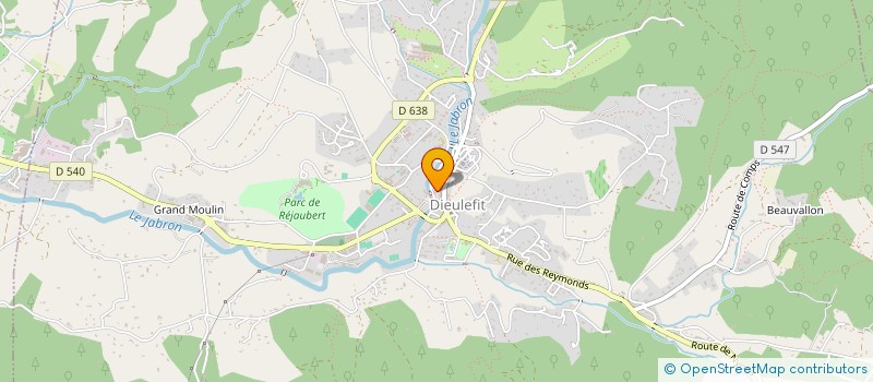 localisation de l'entreprise MONSIEUR MICHEL GOETZ  DIEULEFIT